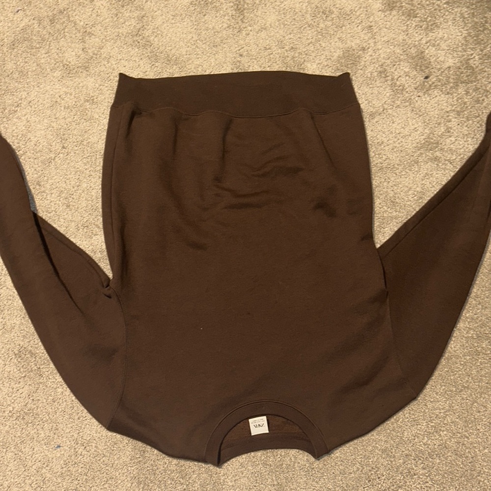 Chocolate brown crewneck, Zara Size L